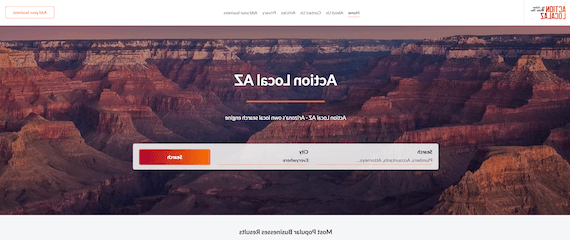 Action Local AZ home page